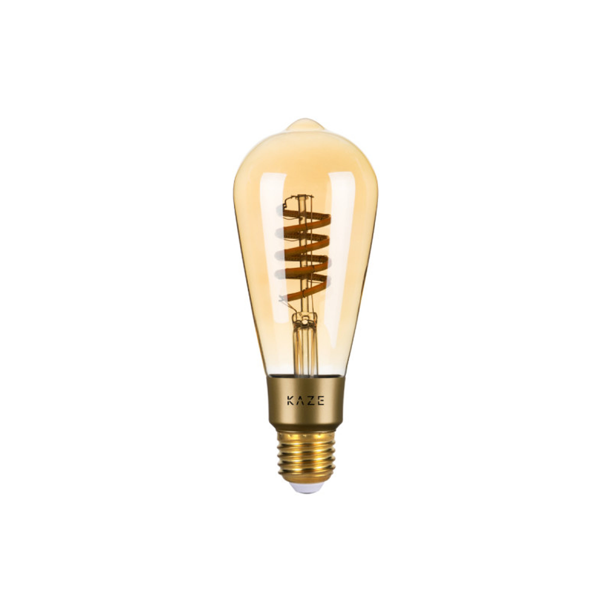 Voir la diapositive 2 :  Ampoule LED connectée à filament KAZE Ni - ST64 - 4W - 210 Lumens - E27