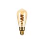 Voir la diapositive 2 :  Ampoule LED connectée à filament KAZE Ni - ST64 - 4W - 210 Lumens - E27