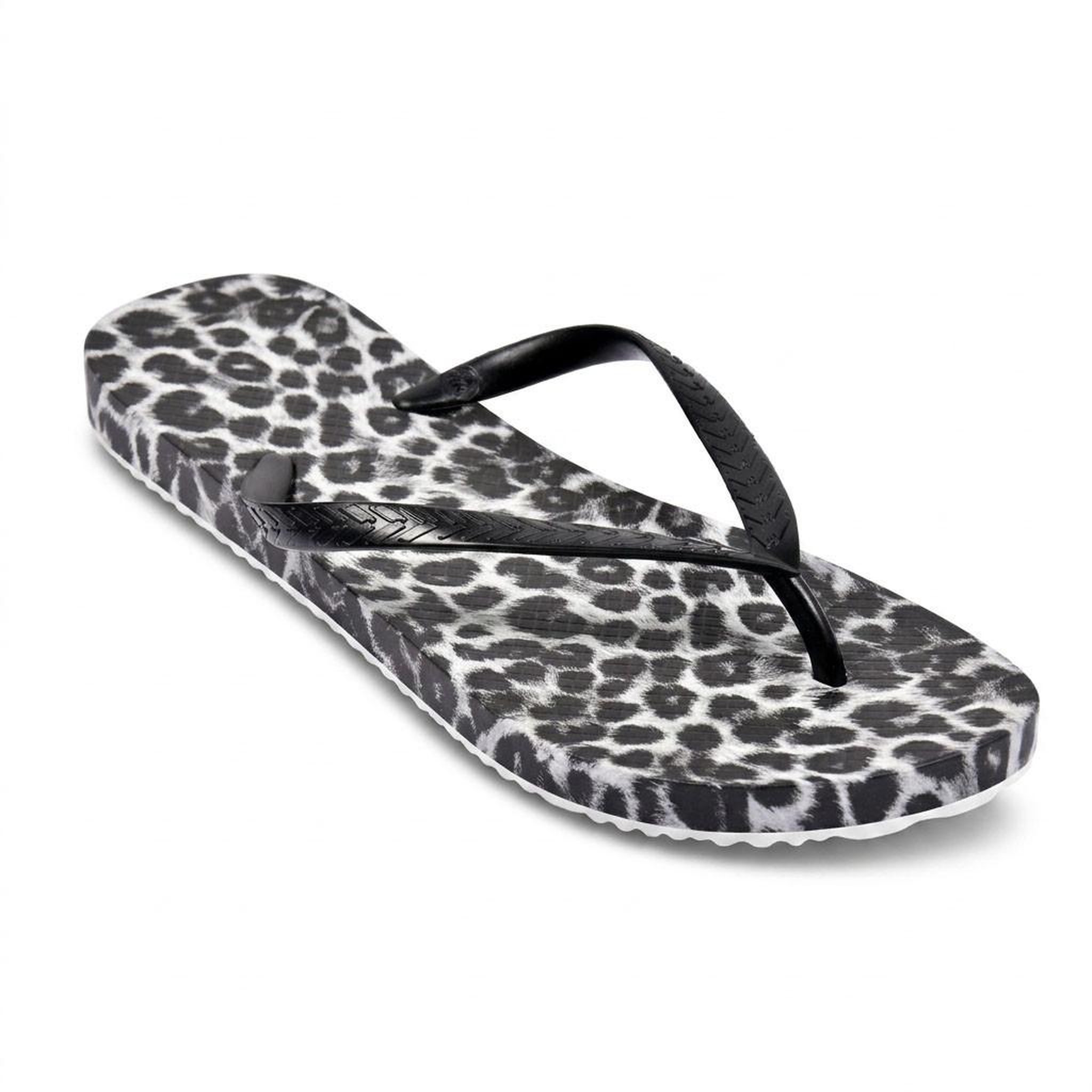 OZABI OZABI Tong Imprimé Léopard Caoutchouc 2 Coloris. Coloris disponibles : Multicolore, Gris