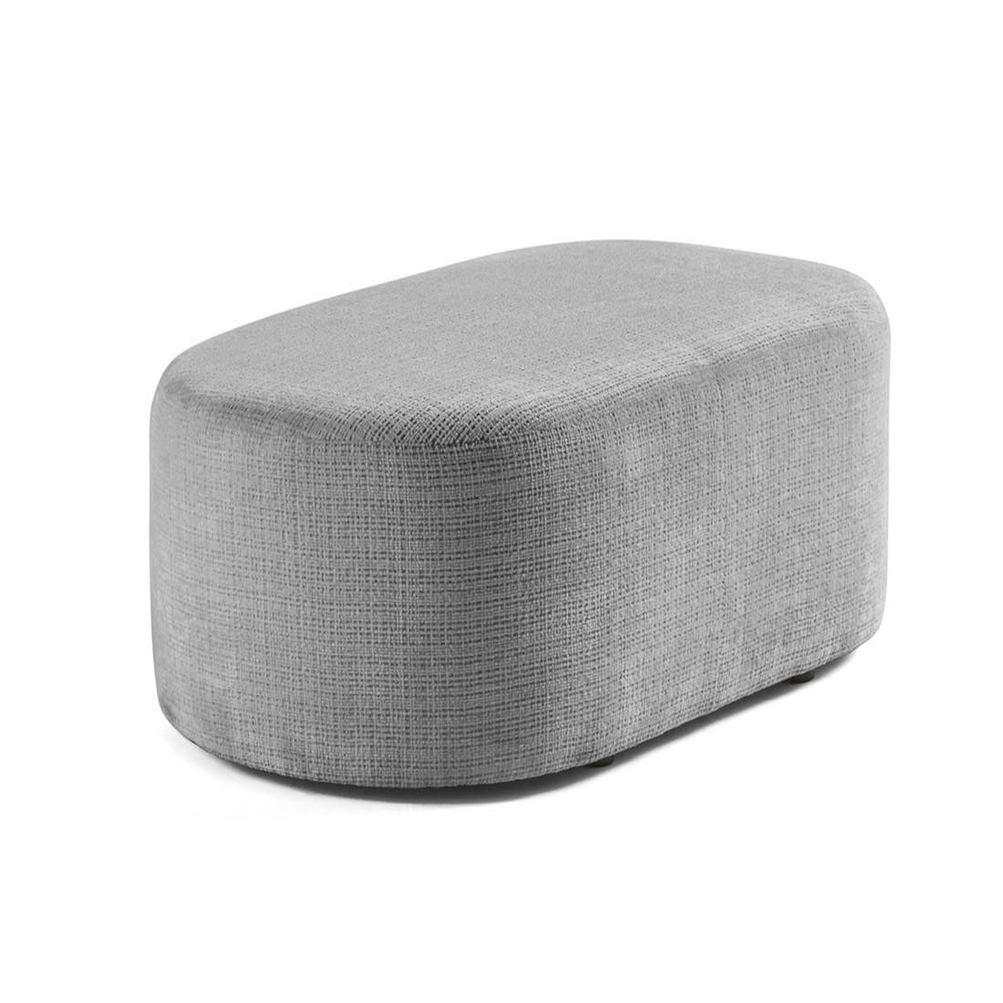 Voir la diapositive 3 : BEST MOBILIER Miro - pouf en velours texturé