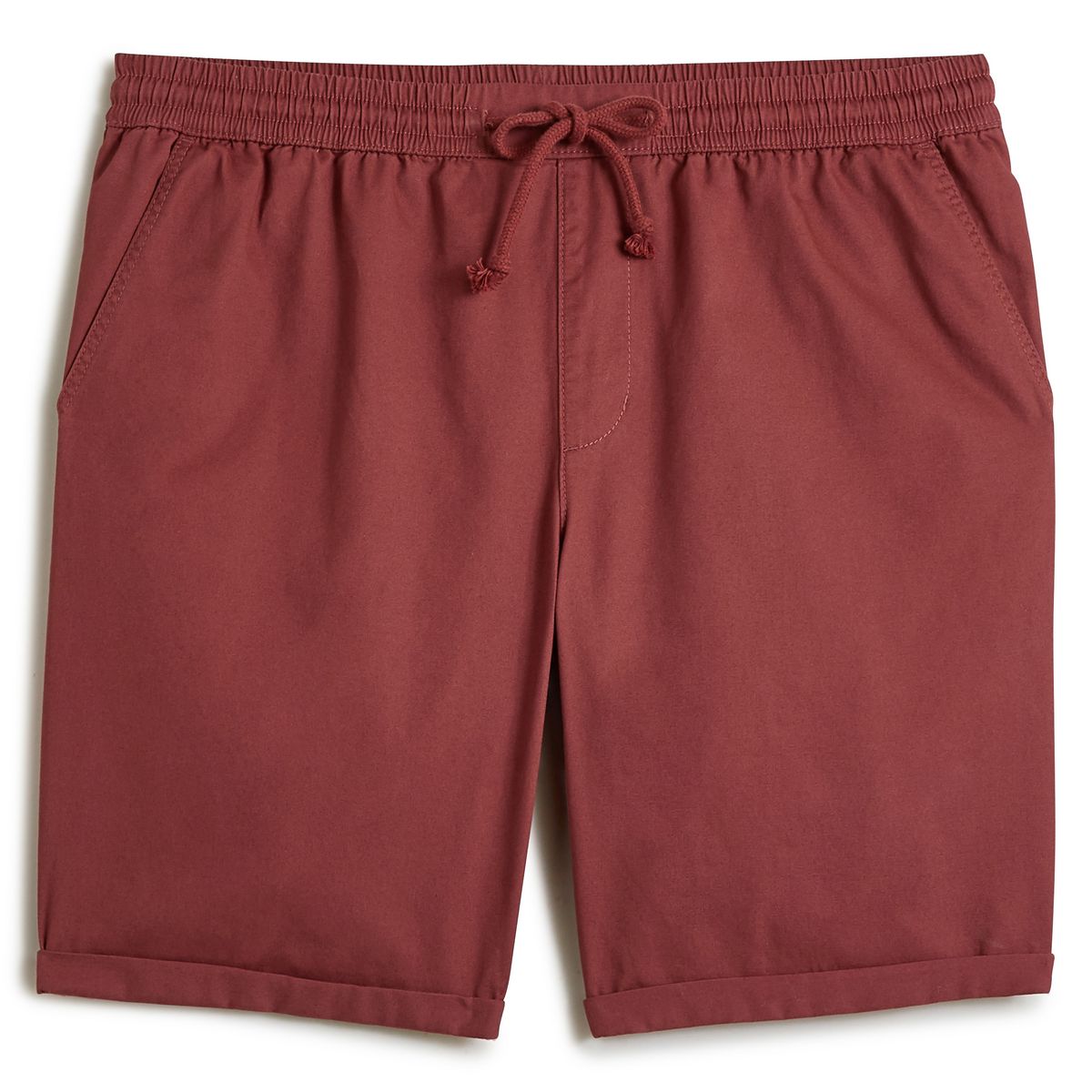 INEXTENSO Bermuda bordeaux en coton homme