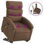 Voir la diapositive 2 : VIDAXL Fauteuil de massage inclinable Marron Tissu