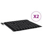 Voir la diapositive 2 : VIDAXL Coussins de chaise de jardin lot de 2 motif a carreaux noir