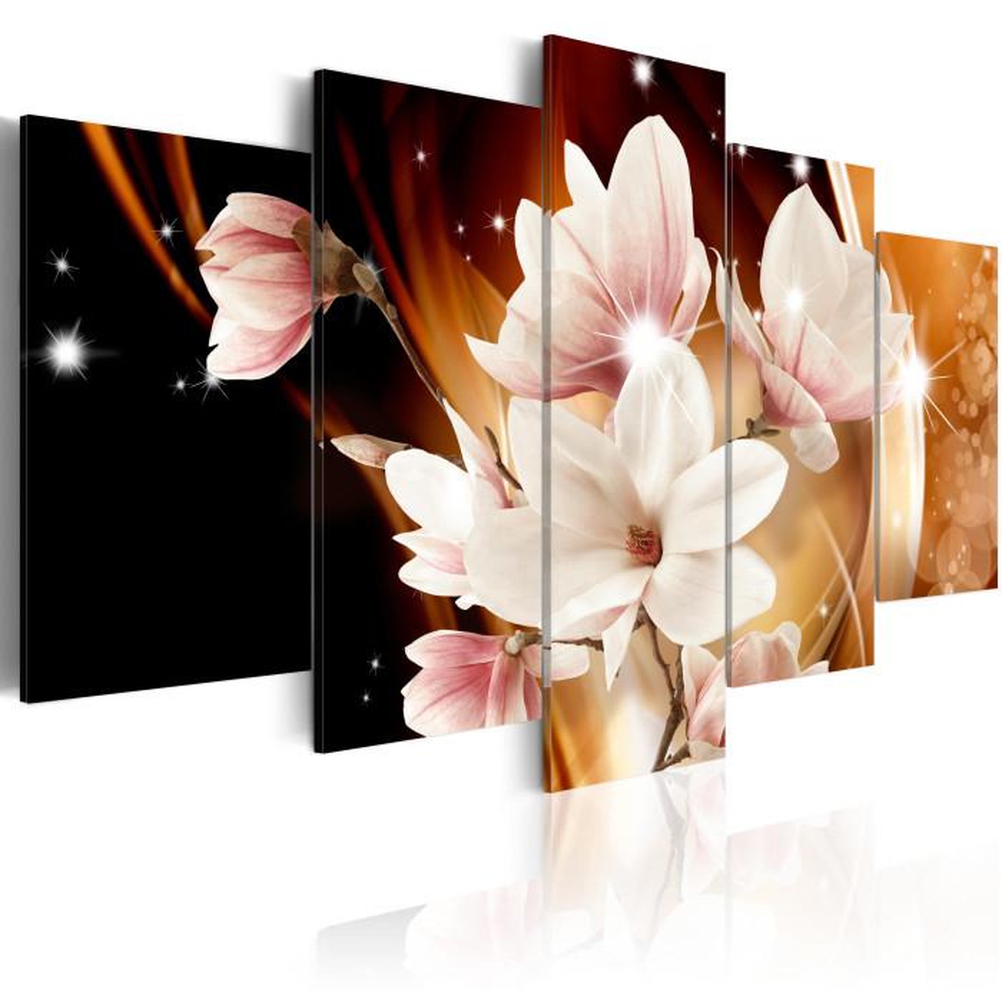 Paris Prix Tableau Imprimé  Illumination Magnolias. Coloris disponibles : Multicolore