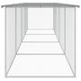 Voir la diapositive 4 : VIDAXL Poulailler avec toit gris clair 403x98x90 cm acier galvanise