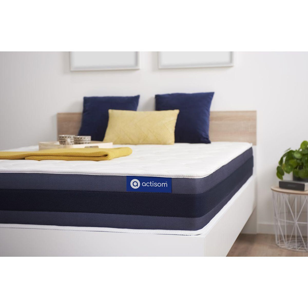 ACTISOM Matelas Latex+Mémoire de forme ACTILATEX MORPHO 80x190 Maxi épaisseur 5zones de confort