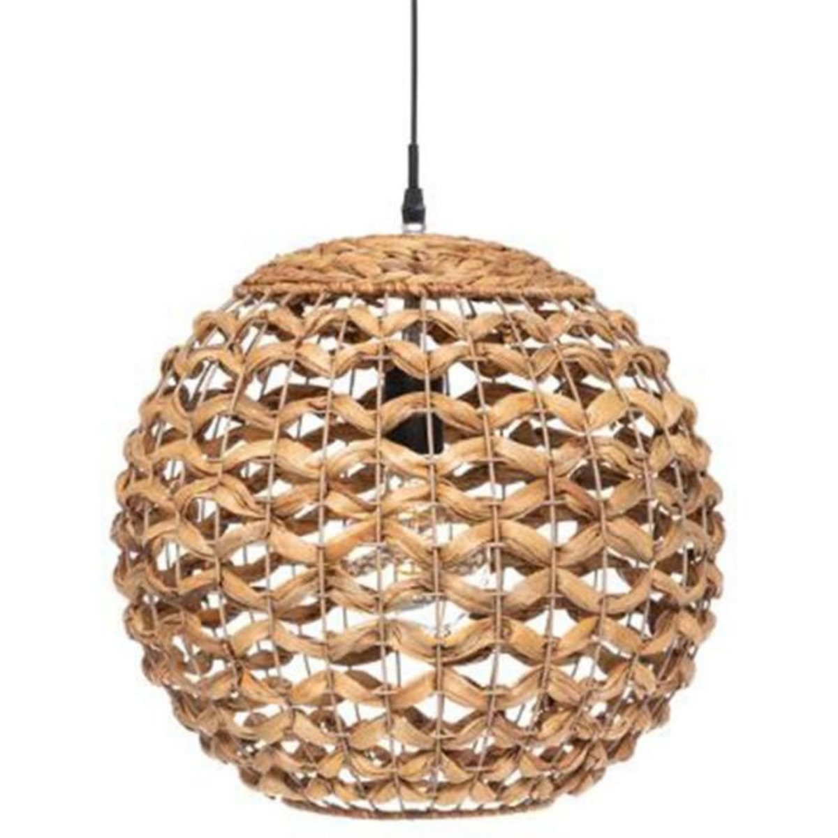 ATMOSPHERA Lampe Suspension Déco  Jacinthe  38cm Naturel