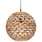 ATMOSPHERA Lampe Suspension Déco  Jacinthe  38cm Naturel