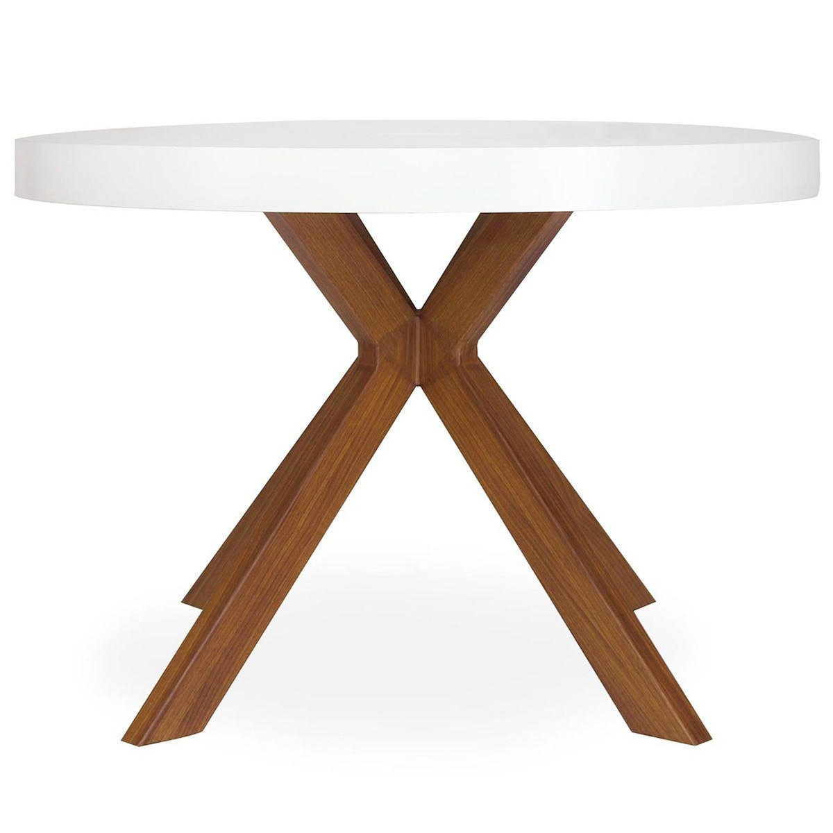 Paris Prix Table Ronde Extensible  Zefane  160-260cm Blanc