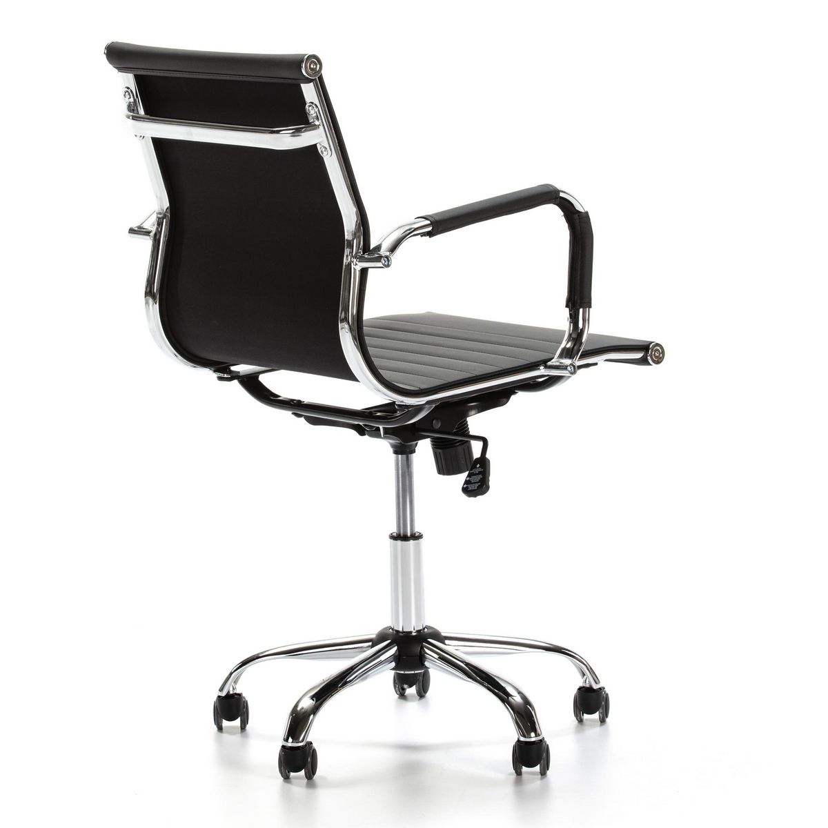VS VENTA-STOCK Fauteuil de Bureau Croma inclinable Noir,Cuir Synthétique