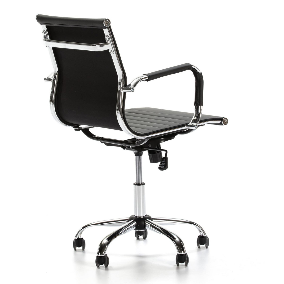 VS VENTA-STOCK Fauteuil de Bureau Croma inclinable Noir,Cuir Synthétique