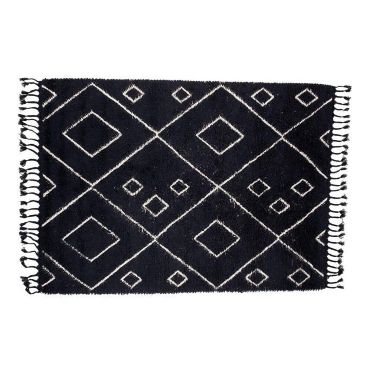 Paris Prix Tapis Déco en Laine  David  252x350cm Noir