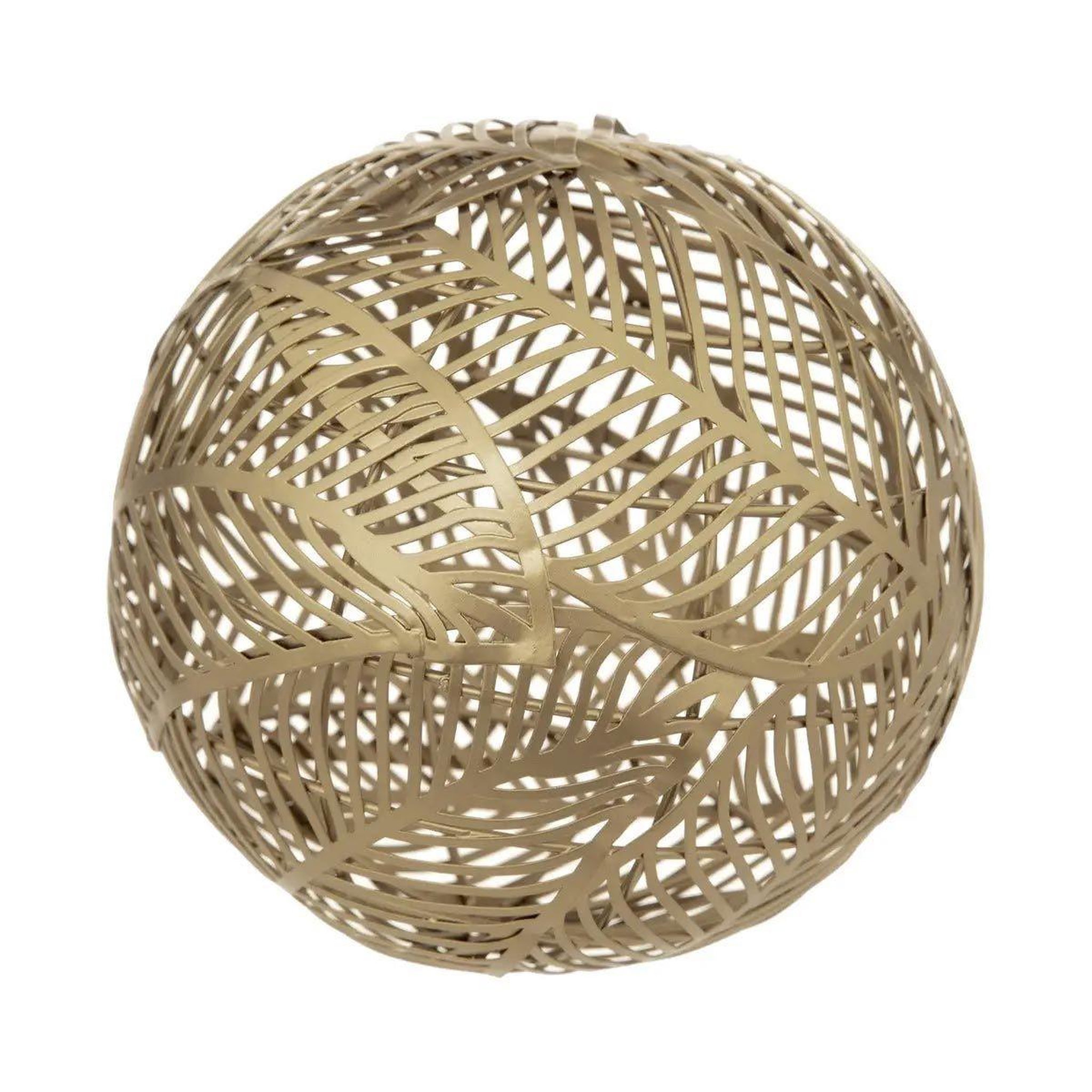 ATMOSPHERA Boule déco en métal  tatiana  15cm or