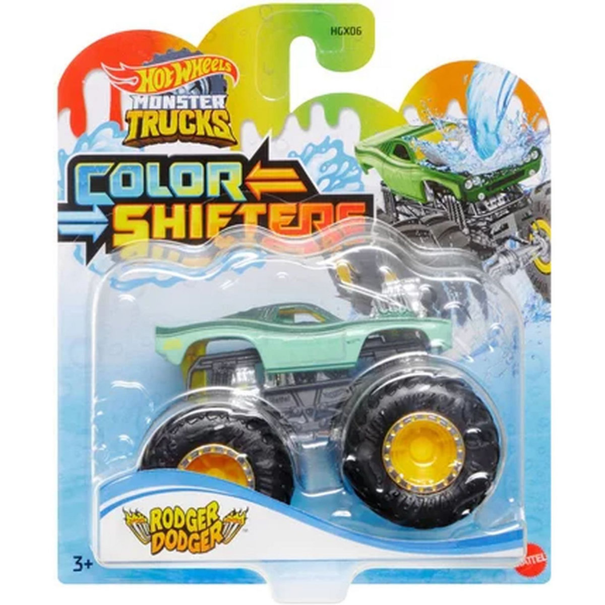 MATTEL Hot Wheels Monster Truck Colors Shifters 