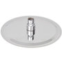 Voir la diapositive 3 : VIDAXL Tete de douche plongeante ronde en acier inoxydable 20 cm