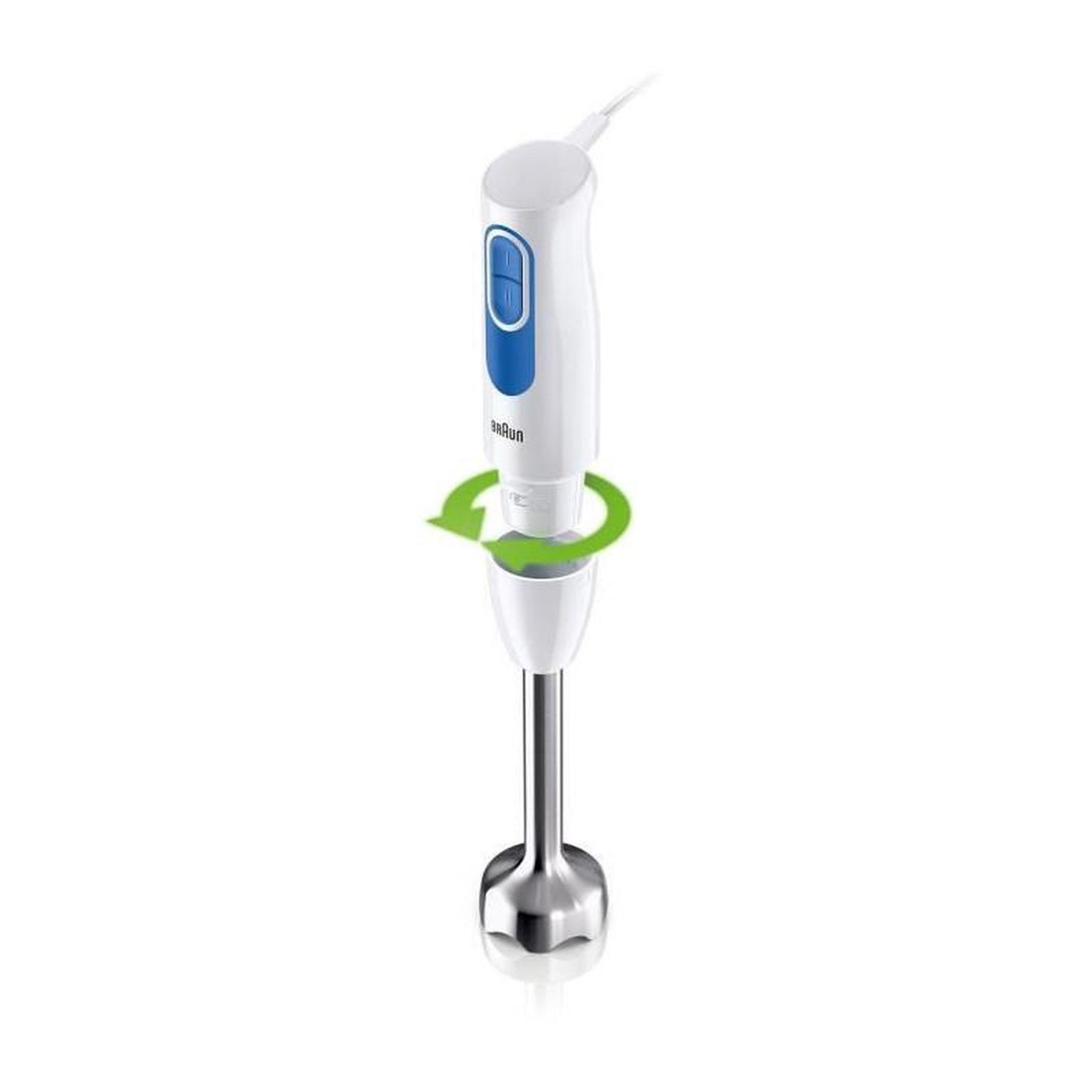 BRAUN Pied mixeur BRAUN MQ20.236M - Moteur 600 W - 2 vitesses - Systeme EasyTwist