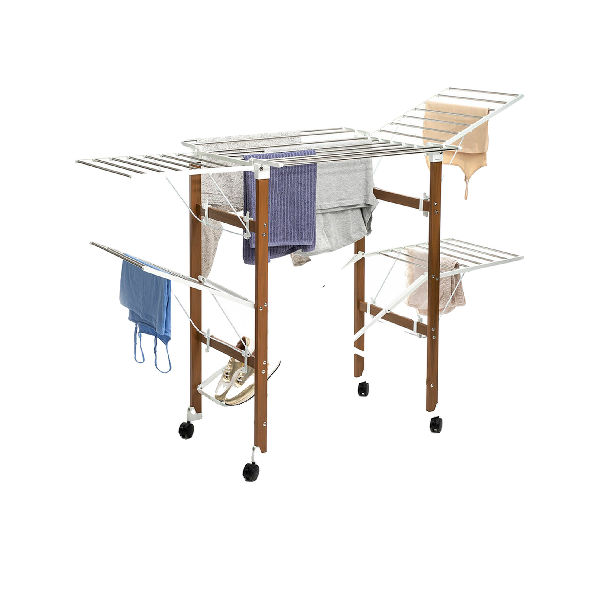 Voir la diapositive 6 : INNOVAGOODS Séchoir à linge InnovaGoods dreeyl 38 barres