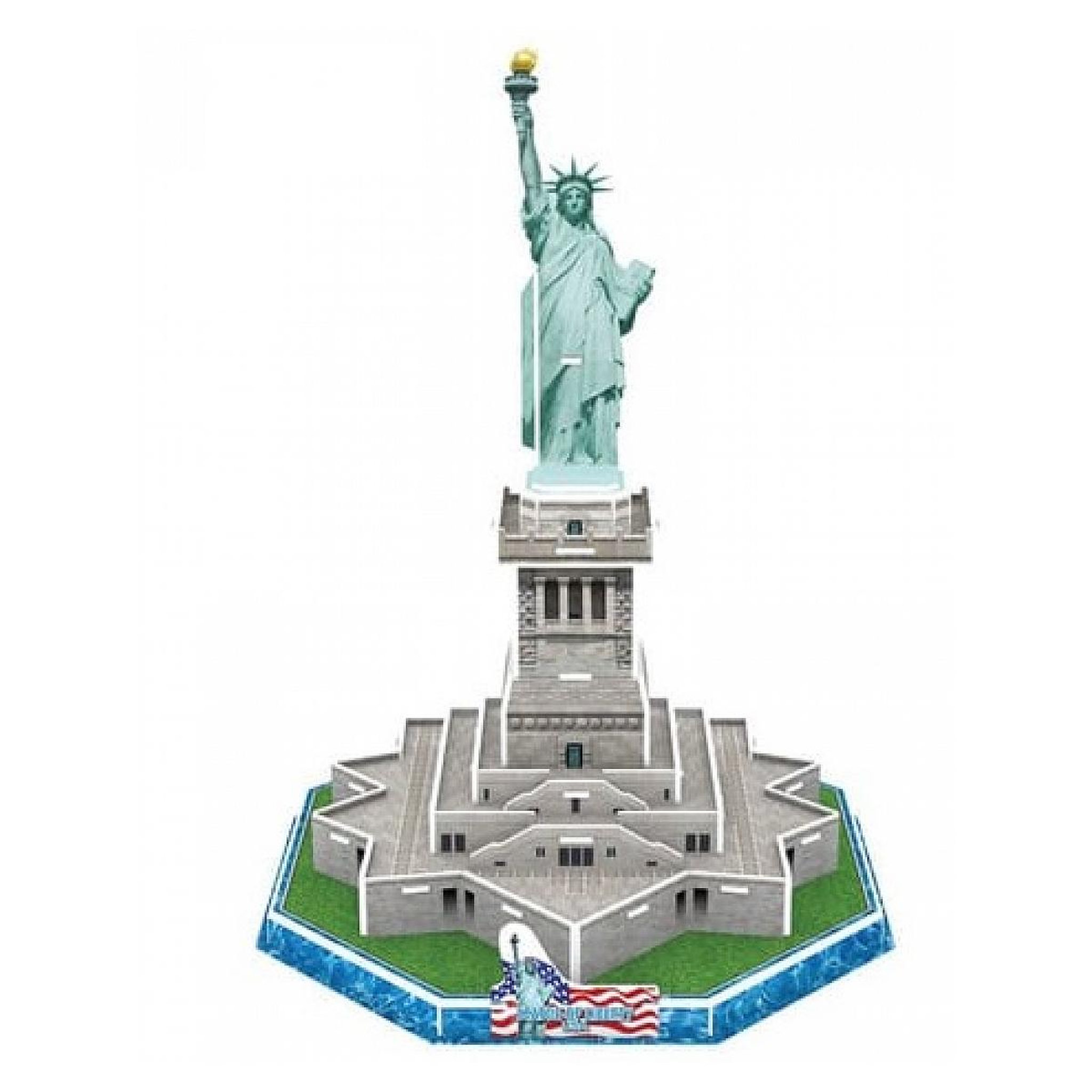 Voir la diapositive 2 : Graine créative puzzle maquette statue de la liberte