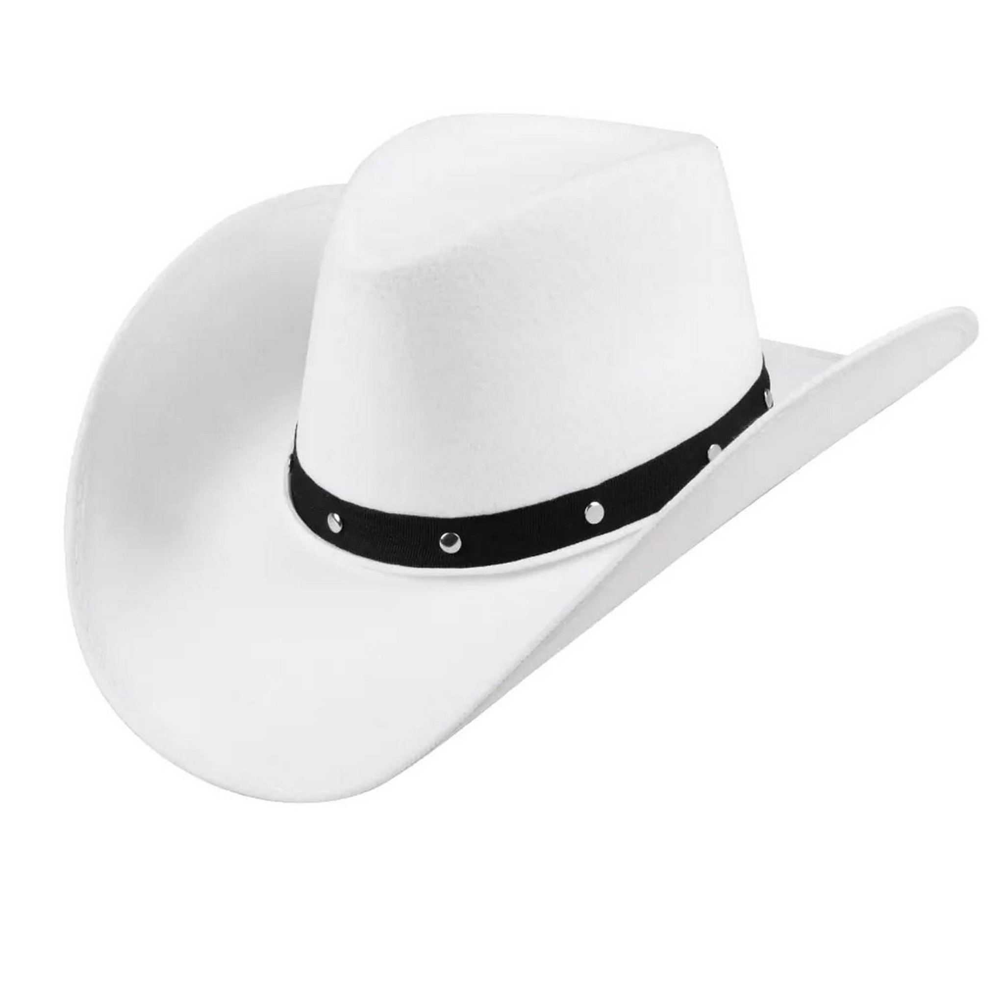 Voir la diapositive 4 : Boland Chapeau Texas Blanc - Adulte