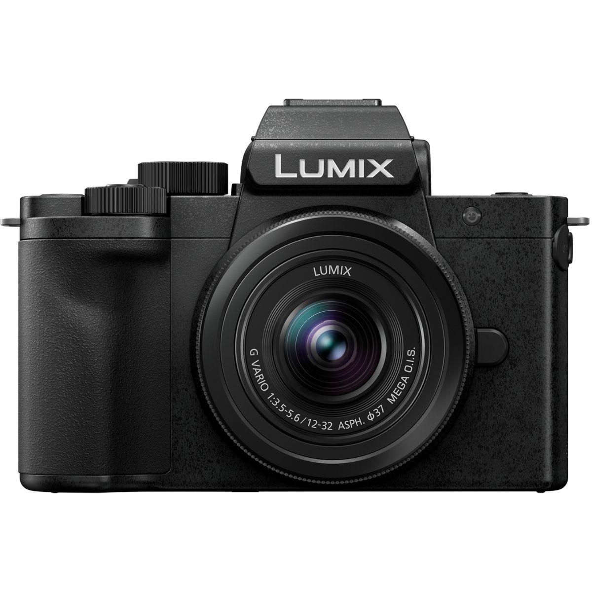 PANASONIC Appareil photo Hybride Lumix G100 noir + Optique 12-32mm