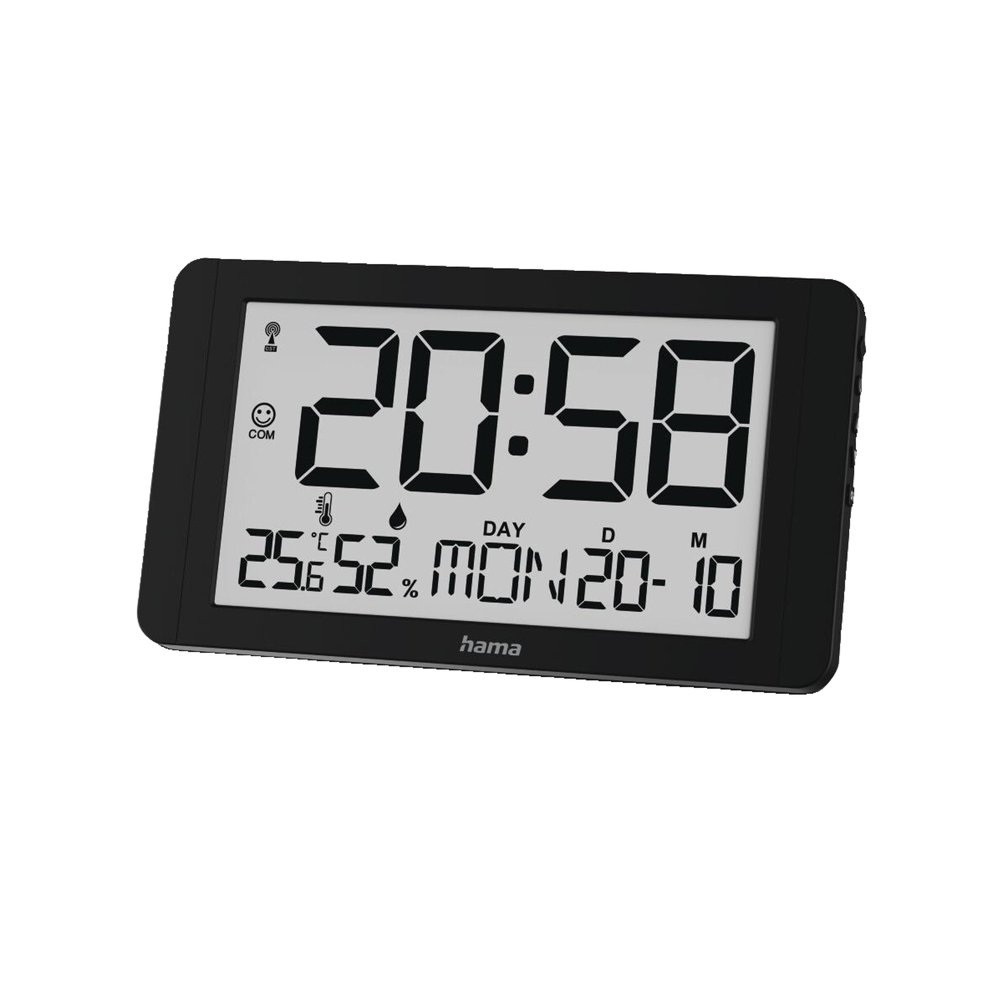 Hama Horloge murale Hama Kuba couleur noire