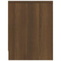 Voir la diapositive 5 : VIDAXL Table de chevet chene marron 40x30x40 cm bois d'ingenierie