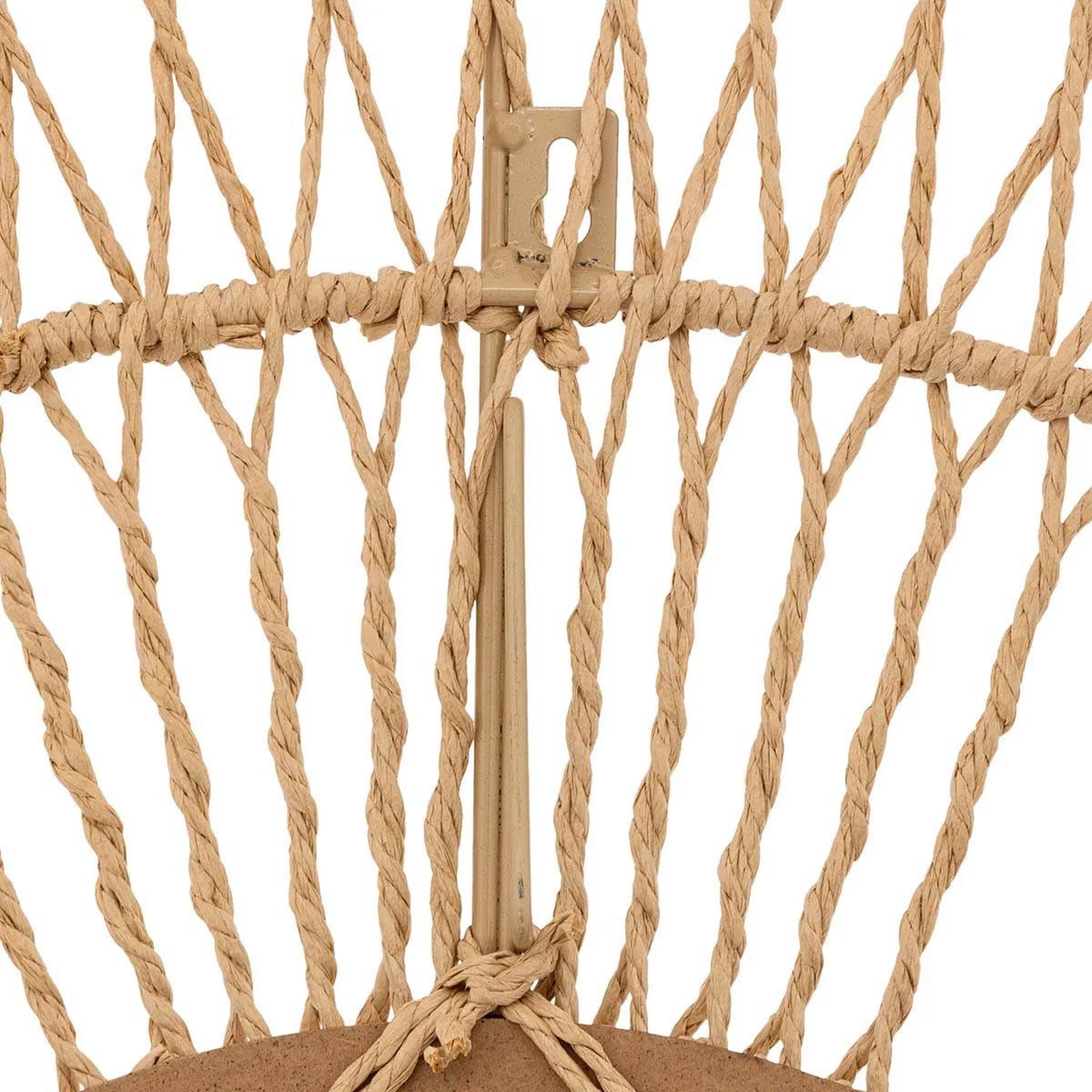Voir la diapositive 3 : ATMOSPHERA Miroir déco corde  millie  75cm naturel