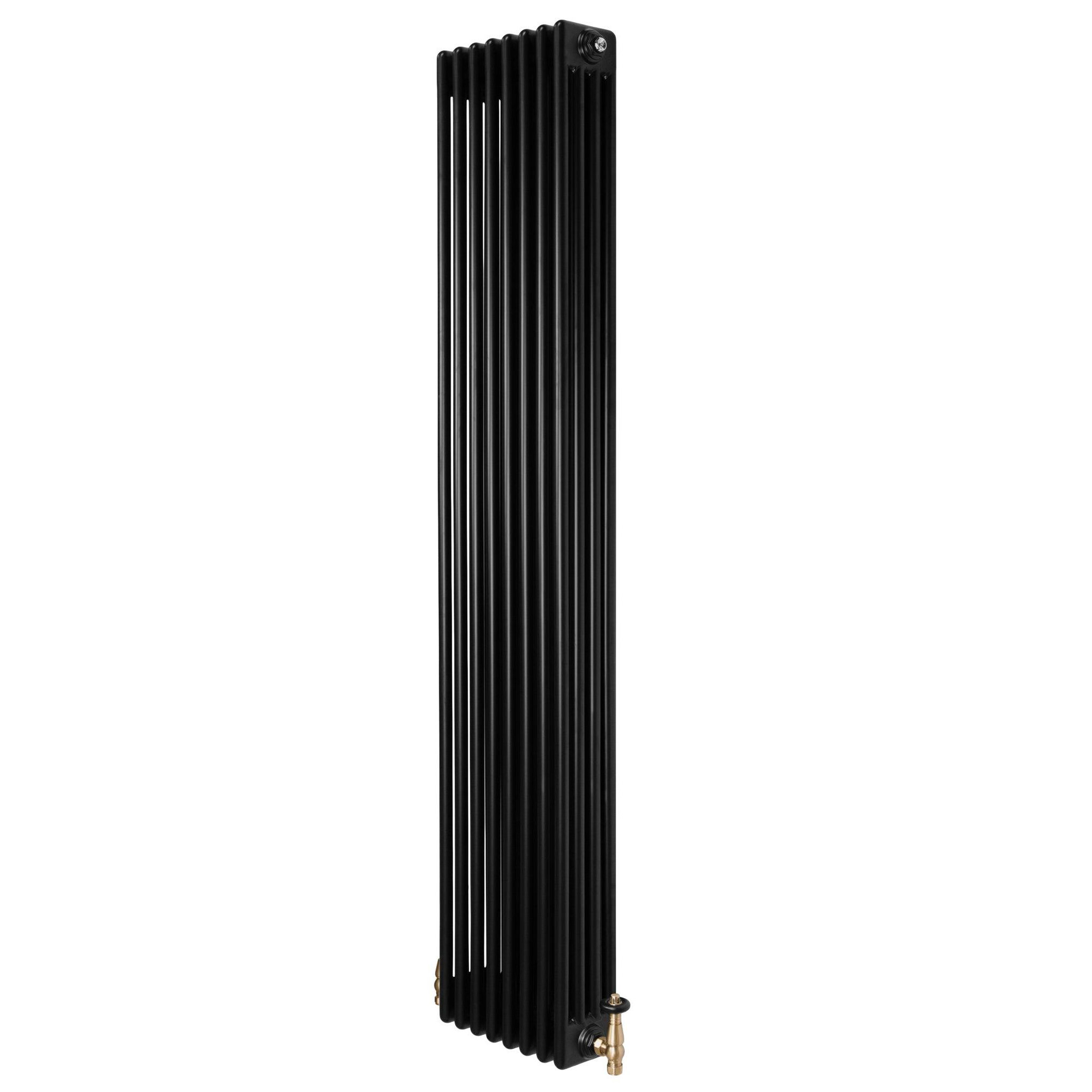 Voir la diapositive 1 : MONSTERSHOP Radiateur traditionnel à 4 colonnes & vannes - 1800 x 380 mm