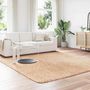 Voir la diapositive 3 : VIDAXL Tapis shaggy a poils longs NAVARRA beige 240x240 cm polyester