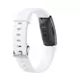 IBROZ Bracelet Fitbit Inspire 1/2 Silicone blanc