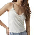 Vero Moda Top  Femme Vero Moda Singlet Crop Top. Coloris disponibles : Blanc