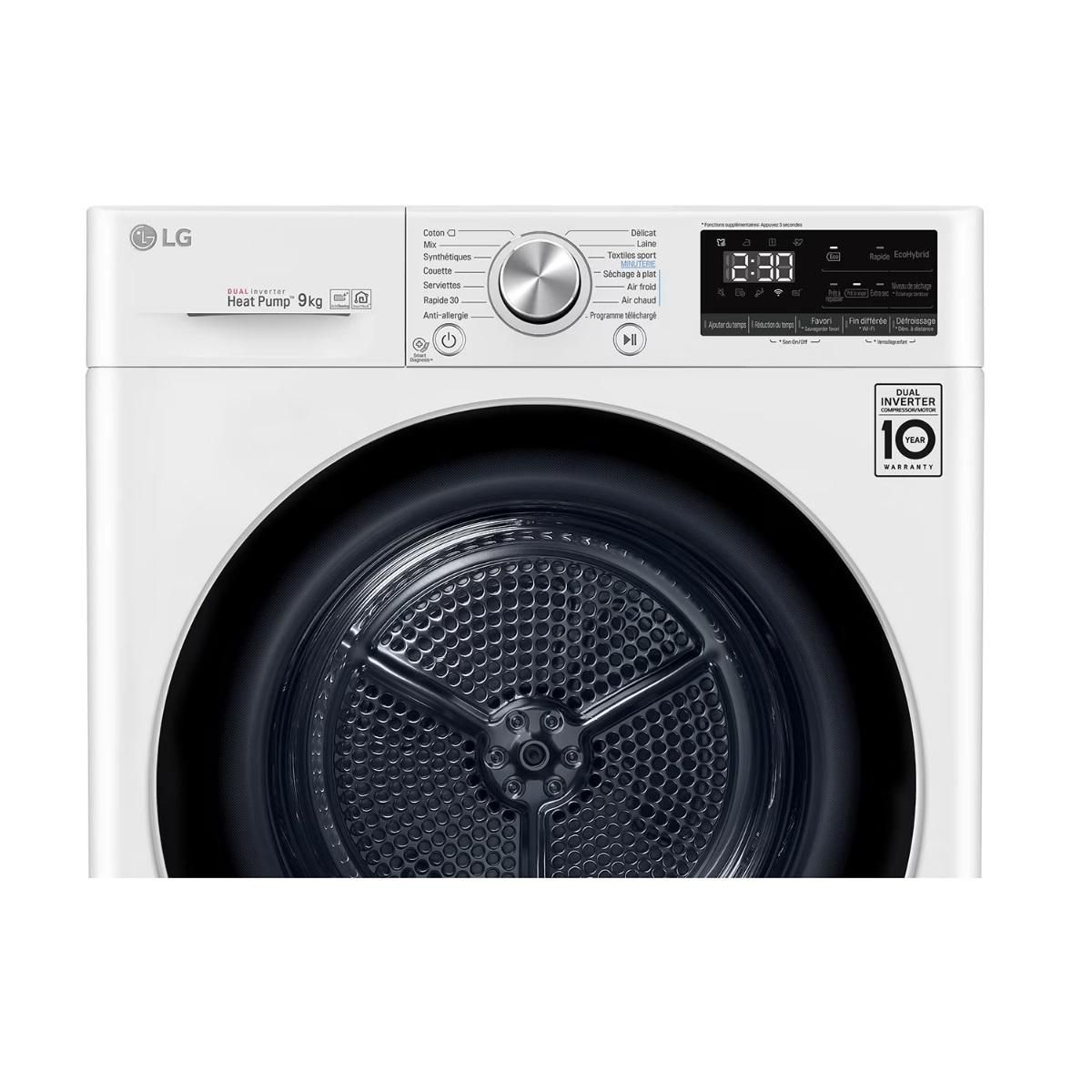 LG Séche-linge à condensation 60cm 9kg - RH9V71WHN