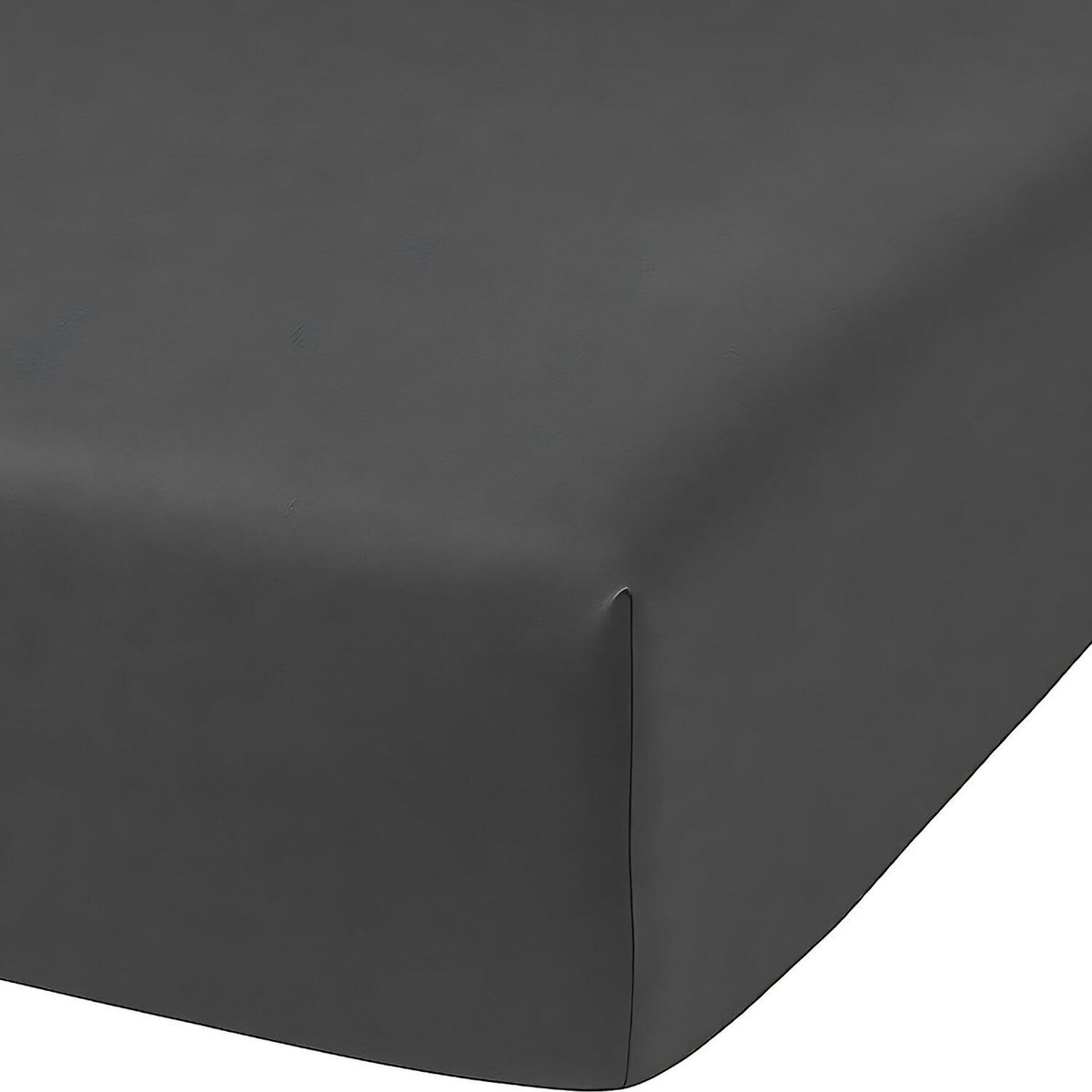 Home collection Drap housse 100% microfibre 82 g/m² - uni magnet