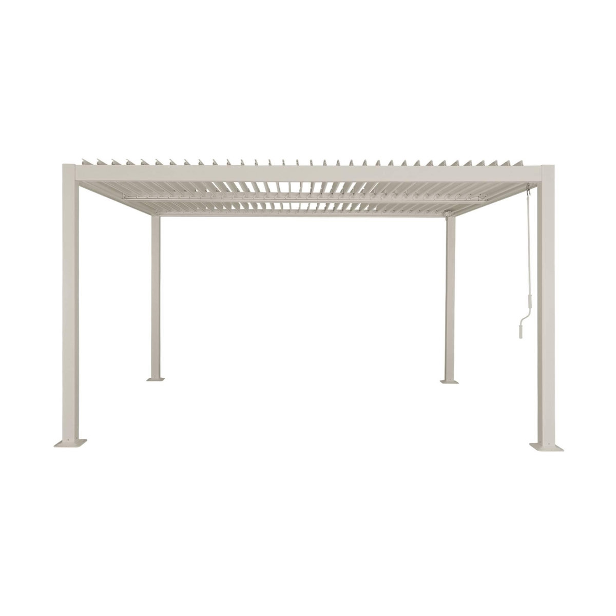 SWEEEK Pergola bioclimatique aluminium et acier lames orientables 4x3m Palace
