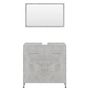 Voir la diapositive 5 : VIDAXL Meubles de salle de bain Gris beton Bois d'ingenierie