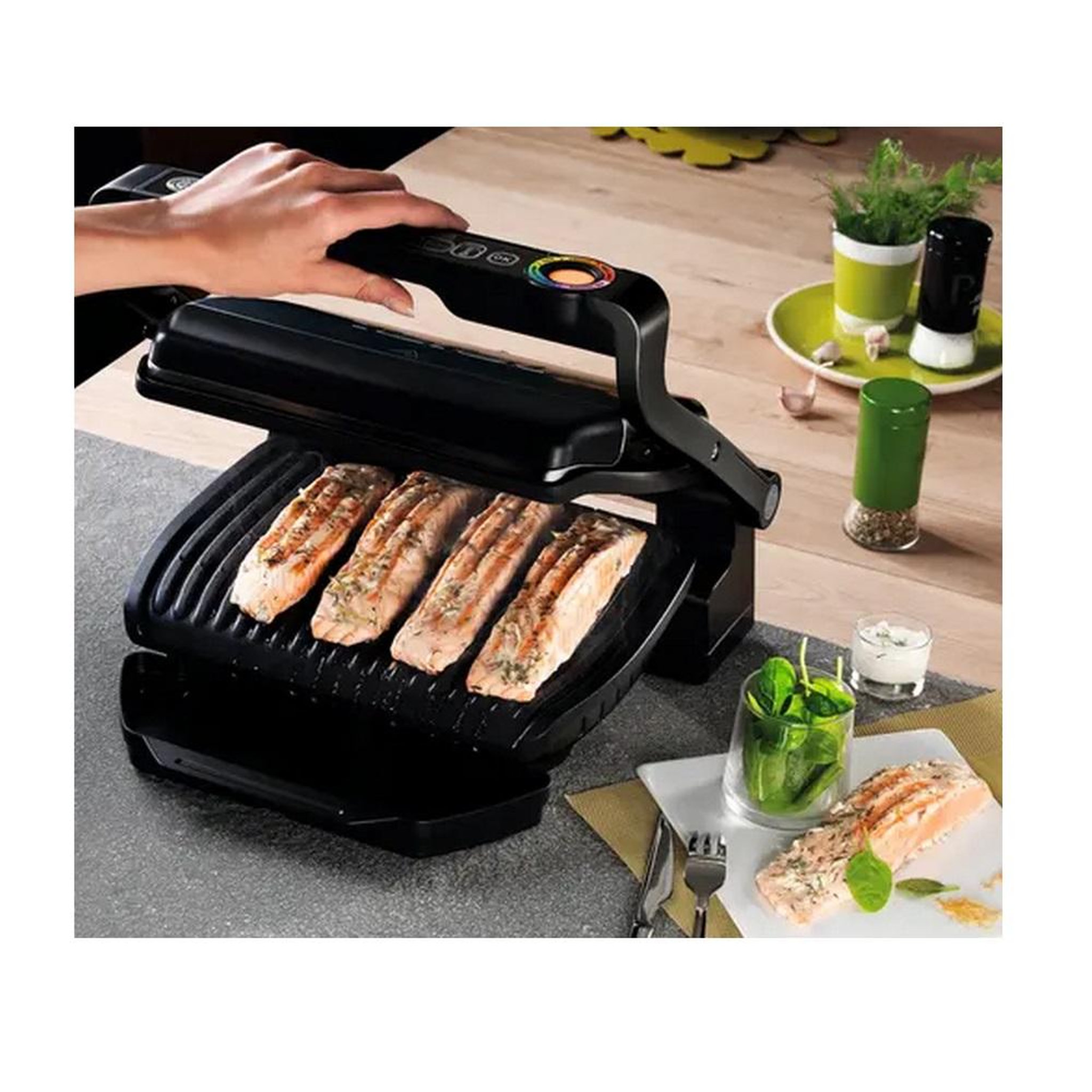Voir la diapositive 4 : TEFAL Grille-viande 2000w noir - GC712812