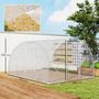 Voir la diapositive 3 : OUTSUNNY Serre tunnel 12 m² - 4 x 3 x 2 m - 2 portes - acier galvanisé PE haute densité transparent