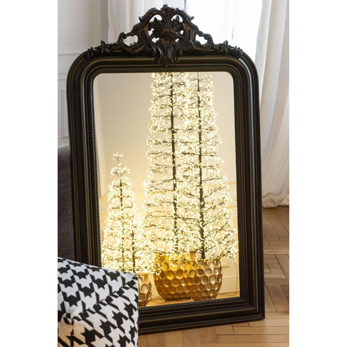 Paris Prix Miroir Mural  Emi  144cm Noir
