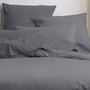 Voir la diapositive 2 : Lovely Casa Housse de couette 240x220 Horizon ardoise 100% coton bio 57 fils