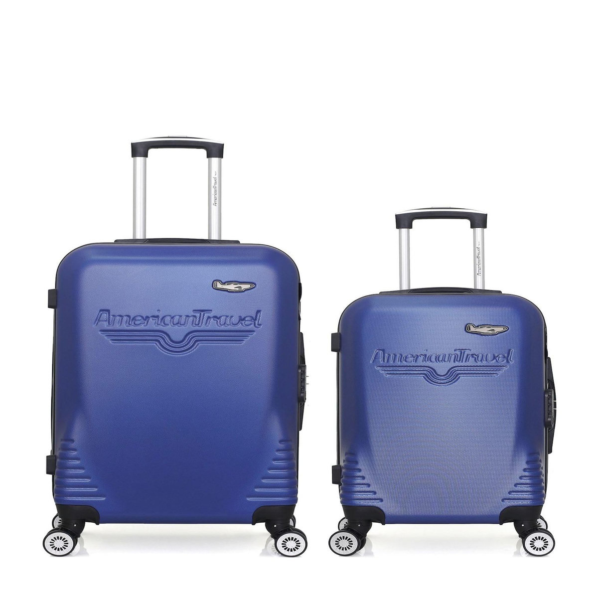 AMERICAN TRAVEL AMERICAN TRAVEL - Lot de 2 - Valise weekend et valise cabine DC