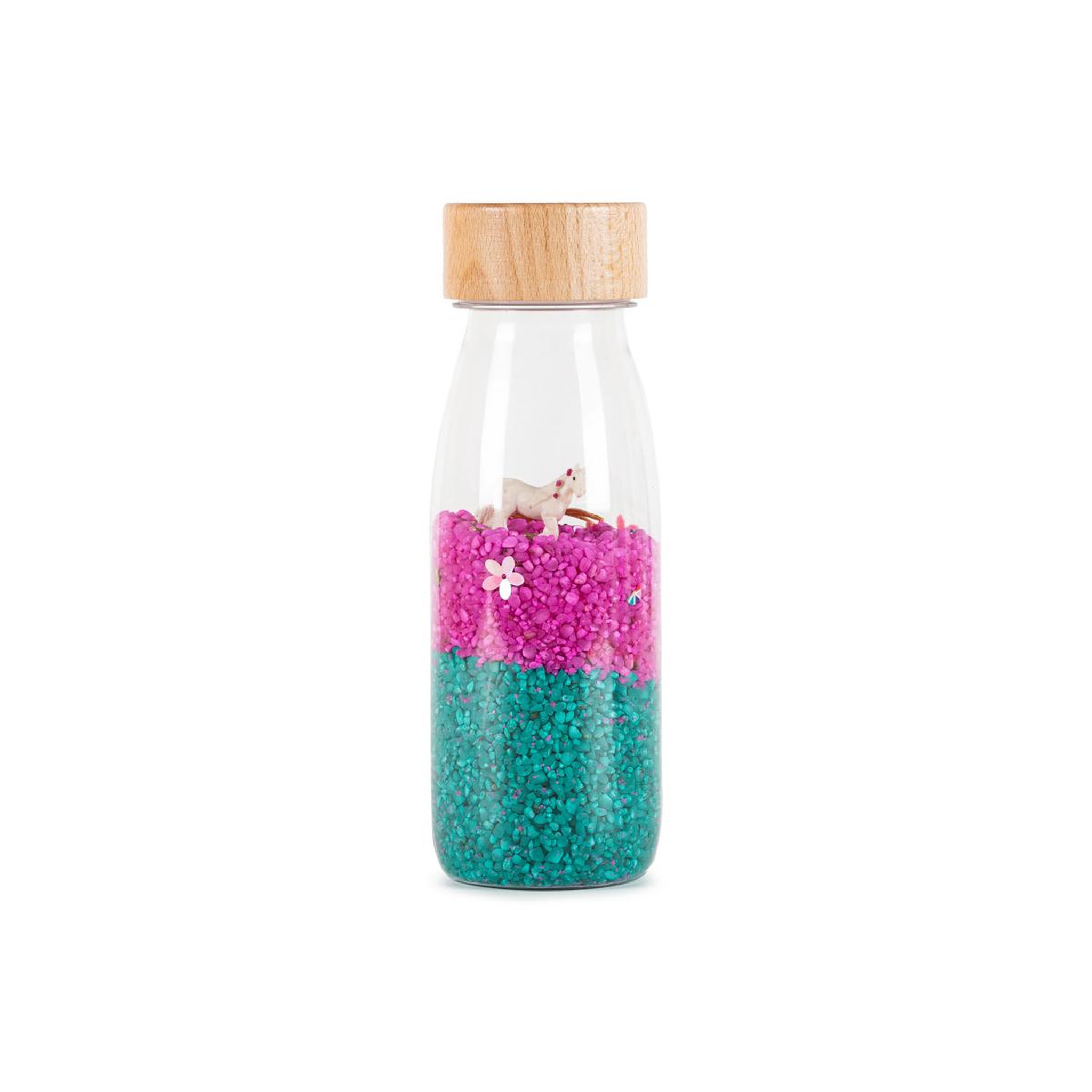 PETIT BOUM Bouteille sensorielle sonore Licorne