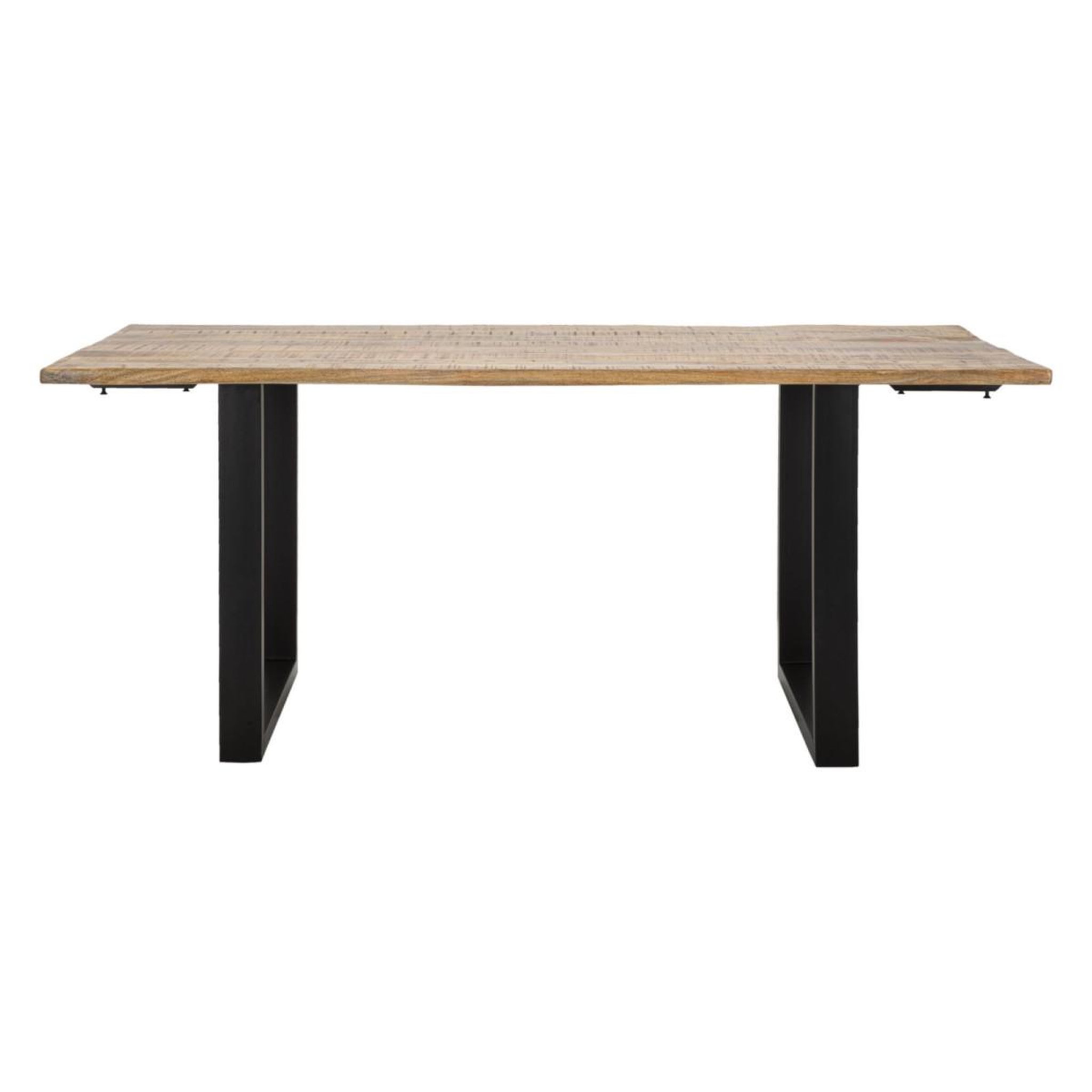 Voir la diapositive 3 : Paris Prix Table à manger extensible en bois  mango  180-280cm naturel