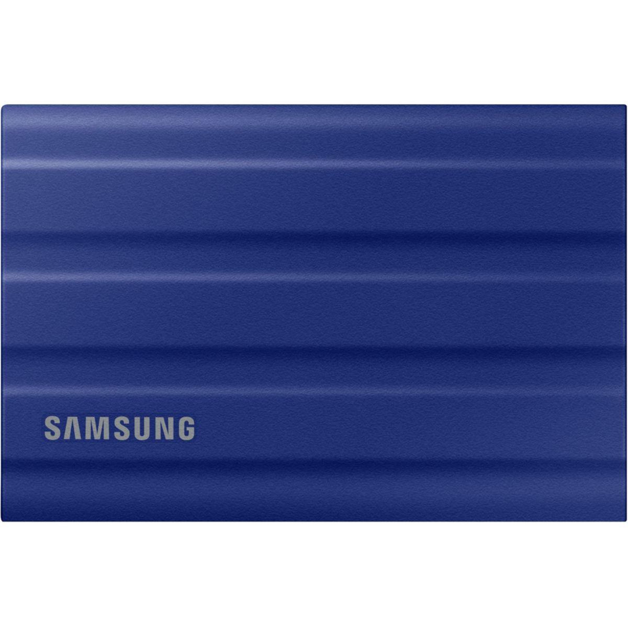 Samsung Disque dur SSD externe Portable 1To T7 Shield Bleu