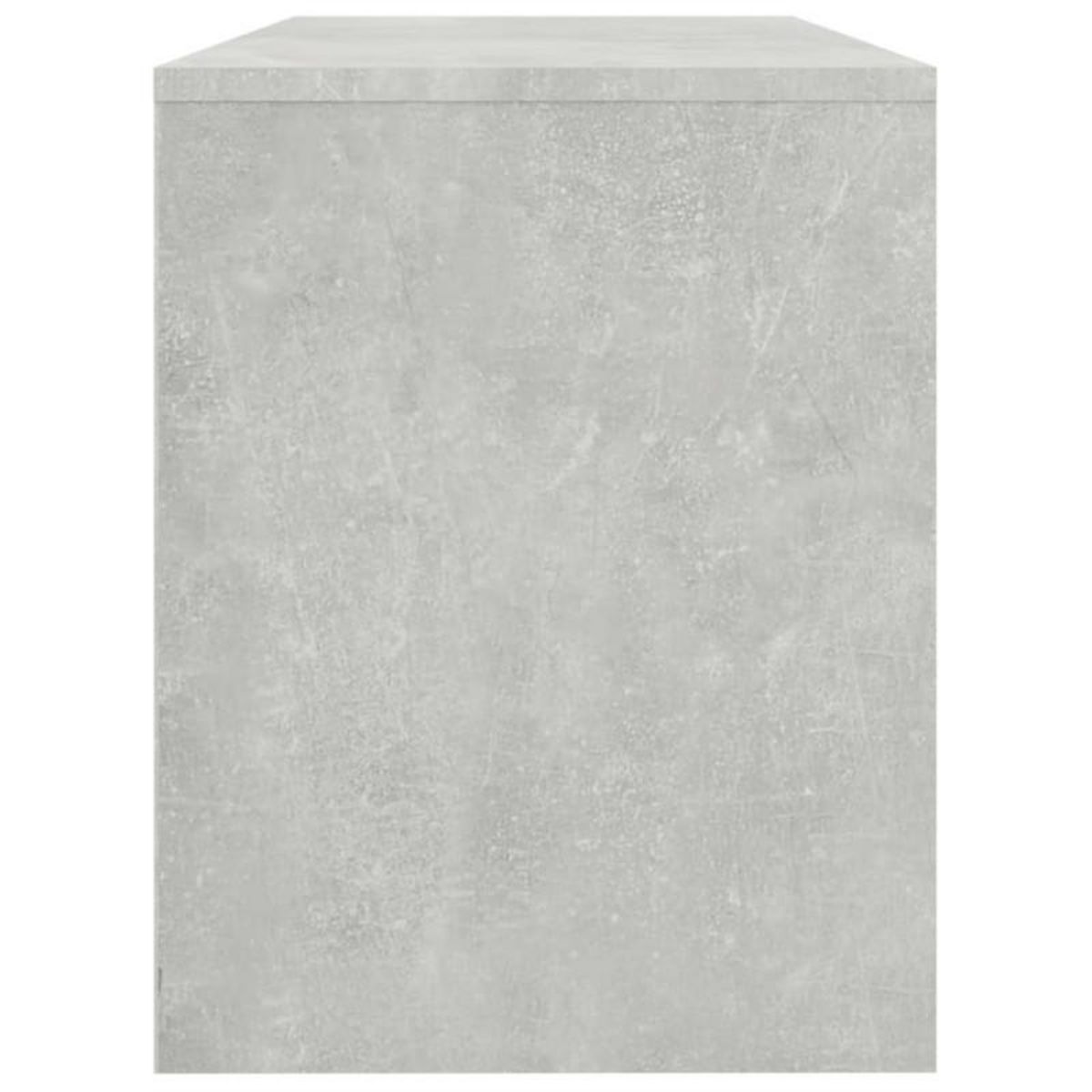 VIDAXL Tabouret de toilette Gris béton 70x35x45 cm Bois d ingénierie