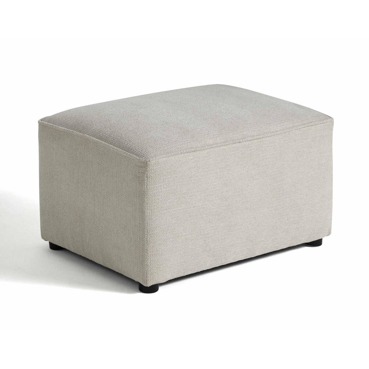 BEST MOBILIER Canopy - pouf - en tissu texturé