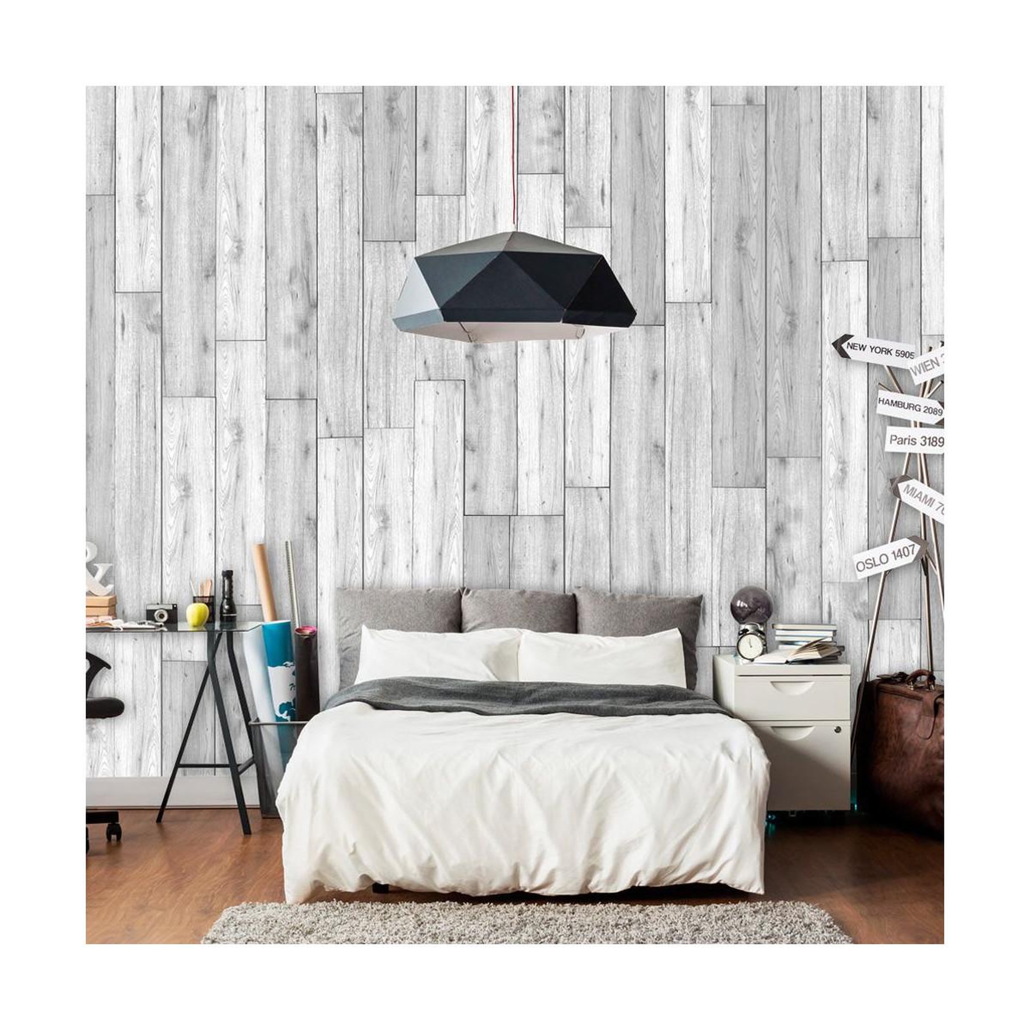 Paris Prix Papier peint  charm of the greyness  50x1000cm