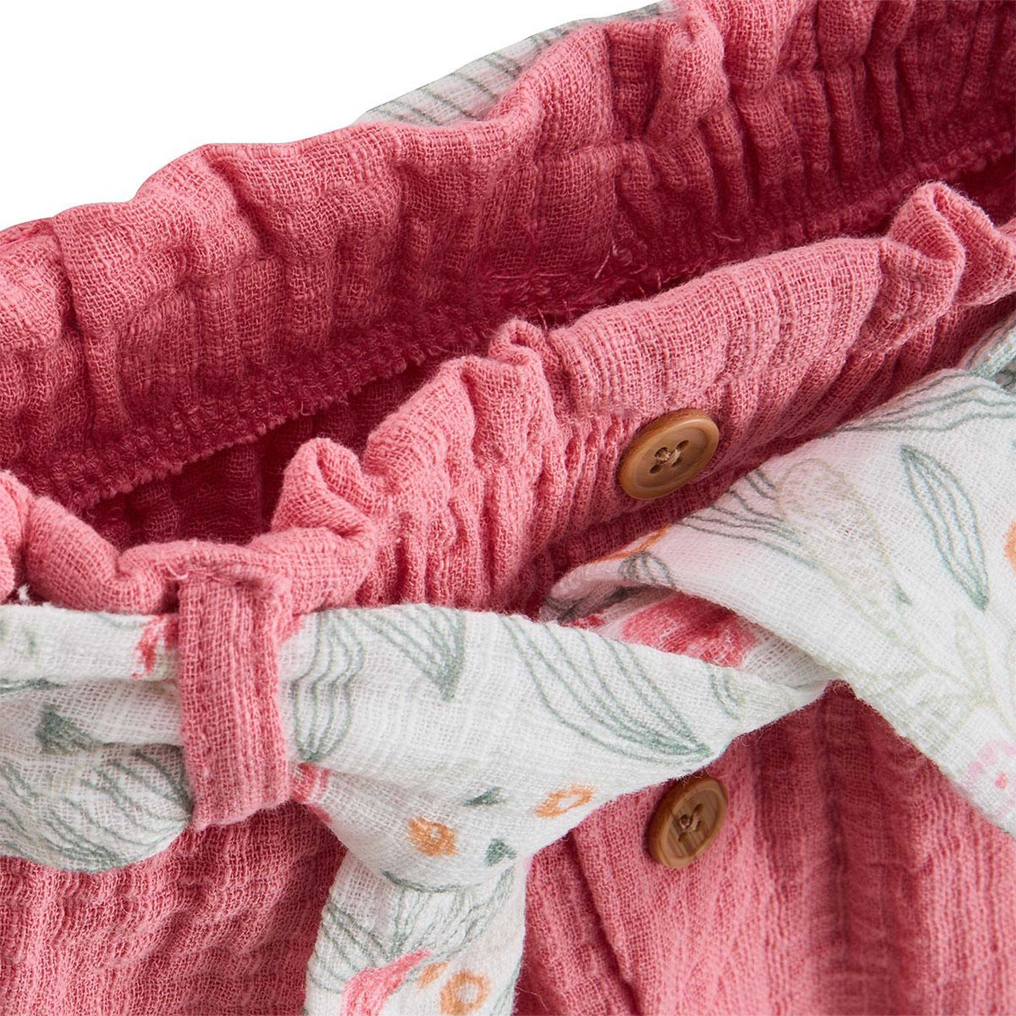 Voir la diapositive 3 : Petit Béguin Pantalon enfant en gaze de coton anaelle