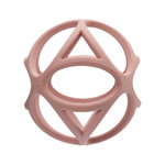 LITTLE DUTCH Balle sensorielle rose en silicone