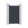 Voir la diapositive 1 : Habitat et Jardin Portillon aluminium  Marc  - 101.2 x 180.9 cm - Gris