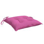 Voir la diapositive 5 : VIDAXL Coussins de chaise lot de 4 rose 40x40x7 cm tissu